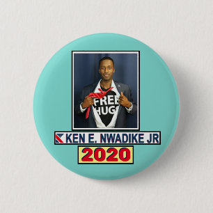 Ken W. Nwadike, Jr. für Präsident Button