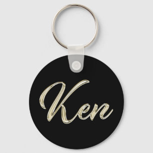 Ken whitegold Button ist jetzt Schlüsselanhänger