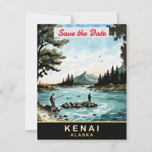 Kenai Alaska Bergsee Hochzeits Einladung