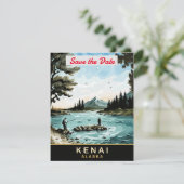 Kenai Alaska Bergsee Hochzeits Einladung (Stehend Vorderseite)