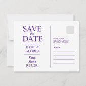 Kenai, Alaska, Save The Date (Rückseite)