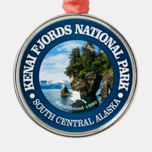 Kenai Fjorde NP Ornament Aus Metall