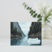 Kenai Fjords Alaska Fjord Art Print Postkarte (Stehend Vorderseite)