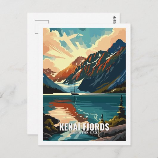 Kenai Fjords National Park Alaska USA Postkarte (Vorne/Hinten)