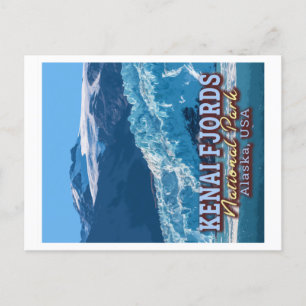 KENAI FJORDS NATIONAL PARK - ALASKA VEREINIGTE STA POSTKARTE