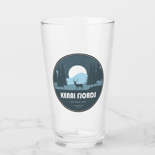 Kenai Fjords National Park Hirsche Glas (Vorderseite)