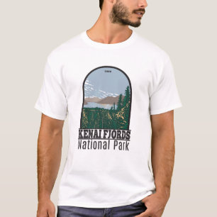Kenai Fjords National Park Skilake Lake Vintage au T-Shirt