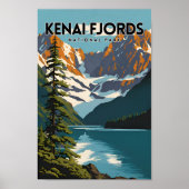 Kenai Fjords National Park Travel Poster (Vorne)