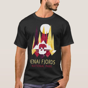 Kenai Fjords Nationalpark Alaska Backpackcamp T-Shirt
