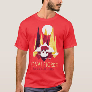 Kenai Fjords Nationalpark Alaska Backpackcamp T-Shirt