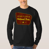 Kenai Fjords Nationalpark Alaska Natur Distresse T-Shirt (Vorderseite)