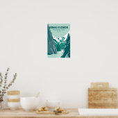 Kenai Fjords Nationalpark Alaska Vintag Poster (Küche)
