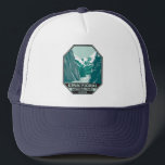 Kenai Fjords Nationalpark Alaska Vintag Truckerkappe<br><div class="desc">Kenai Fjords Vektorgrafik Design. Der Park ist ein amerikanischer Nationalpark,  der das Harding Icefield,  seine überfluteten Gletscher,  Küstenfjorde und Inseln unterhält.</div>
