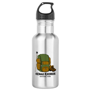 Kenai Fjords Nationalpark Backpack Edelstahlflasche
