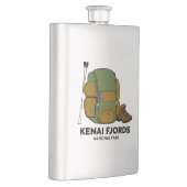 Kenai Fjords Nationalpark Backpack Flachmann (Rechts)