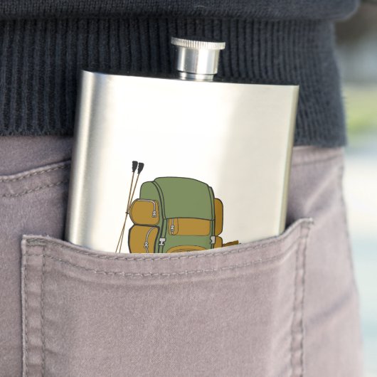 Kenai Fjords Nationalpark Backpack Flachmann (Beispiel)