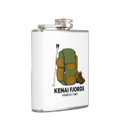 Kenai Fjords Nationalpark Backpack Flachmann (Rechts)