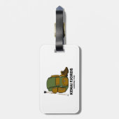 Kenai Fjords Nationalpark Backpack Gepäckanhänger (Rückseite vertikal)