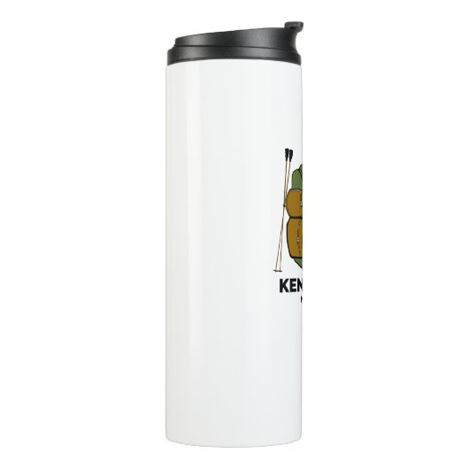 Kenai Fjords Nationalpark Backpack Thermosbecher (Nach links gedreht)