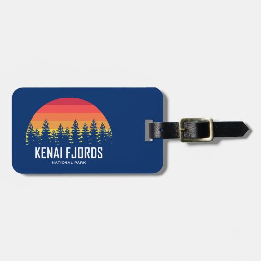 Kenai Fjords Nationalpark Gepäckanhänger (Vorderseite horizontal)