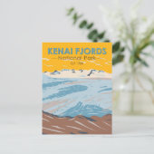 Kenai Fjords Nationalpark Harding Icefield Postkarte (Stehend Vorderseite)