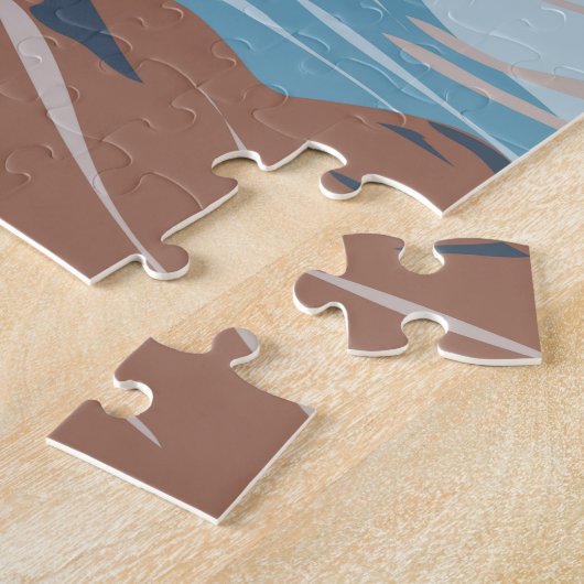 Kenai Fjords Nationalpark Harding Icefield Puzzle (Seite)