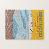 Kenai Fjords Nationalpark Harding Icefield Puzzle (Horizontal)