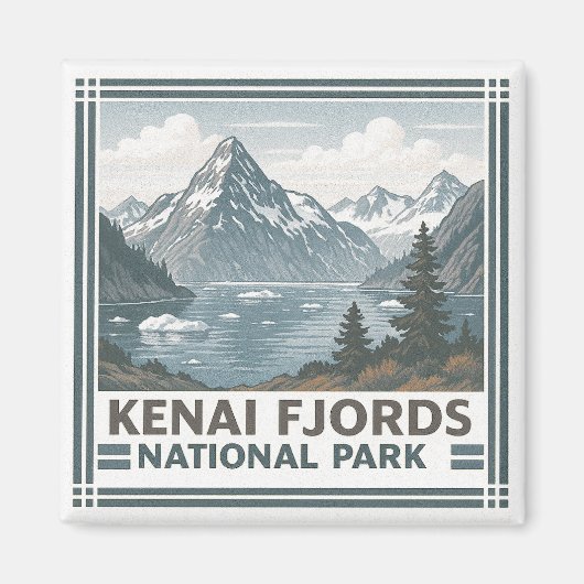 Kenai Fjords Nationalpark Magnet (Vorne)