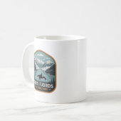 Kenai Fjords Nationalpark Orca Abzeichen Kaffeetasse (Vorderseite Links)