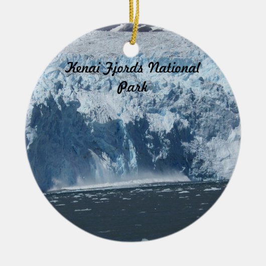Kenai Fjords Nationalpark-Ornament Keramik Ornament (Vorne)