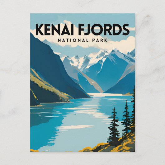 Kenai Fjords Nationalpark Postkarte (Vorderseite)