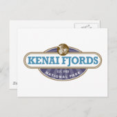 Kenai Fjords Nationalpark Postkarte (Vorne/Hinten)