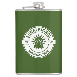 Kenai Fjords Nationalpark Sun Trees Flachmann