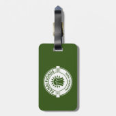 Kenai Fjords Nationalpark Sun Trees Gepäckanhänger (Rückseite vertikal)