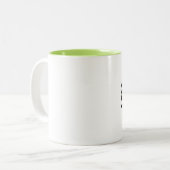 Kenai Fjords Nationalpark Zweifarbige Tasse (Vorderseite Links)