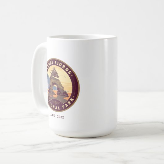 Kenai Fjords Nationalparks Kaffeetasse (Vorderseite Links)