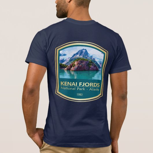 Kenai Fjords NP (PF1) T-Shirt (Rückseite)
