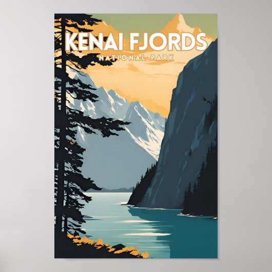 Kenai Fjords Poster (Vorne)