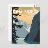 Kenai Fjords Postkarte (Vorne/Hinten)