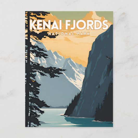 Kenai Fjords Postkarte (Vorderseite)
