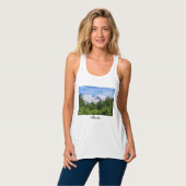 Kenai Fjords Snow Mountains Tank Top (Vorderseite Vollansicht)
