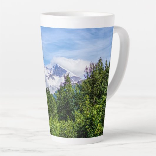 Kenai Fjords Snowy Mountains Milchtasse (Rechte Ecke)