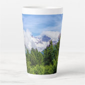 Kenai Fjords Snowy Mountains Milchtasse (Vorderseite)
