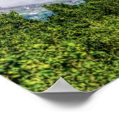 Kenai Fjords Snowy Mountains Poster (Ecke)