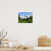 Kenai Fjords Snowy Mountains Poster (Küche)