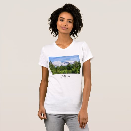 Kenai Fjords Snowy Mountains T - Shirt (Vorne ganz)
