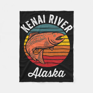 Kenai Fluss Alaska Lachsangeln Fleecedecke