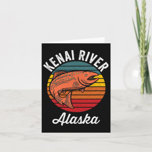 Kenai Fluss Alaska Salmon Fischerei Karte