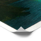 Kenai Lake, Alaska mit Storm-Ansammlung Poster (Ecke)