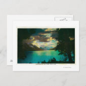 Kenai Lake, Alaska mit Storm-Ansammlung Postkarte (Vorne/Hinten)